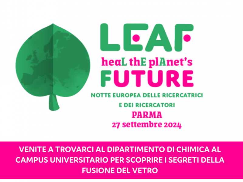 IL GRUPPO BORMIOLI LUIGI PARTECIPA ALLEDIZIONE 2024 DE LA NOTTE DEI RICERCATORI UNIVERSIT DEGLI STUDI DI PARMA, VENERD 27 SETTEMBRE. LA NOTTE DEI RICERCATORI  LEVENTO PATROCINATO DALLA COMMISSIONE EUROPEA CHE METTE IN PRIMO PIANO LA RICERCA SCIENTI