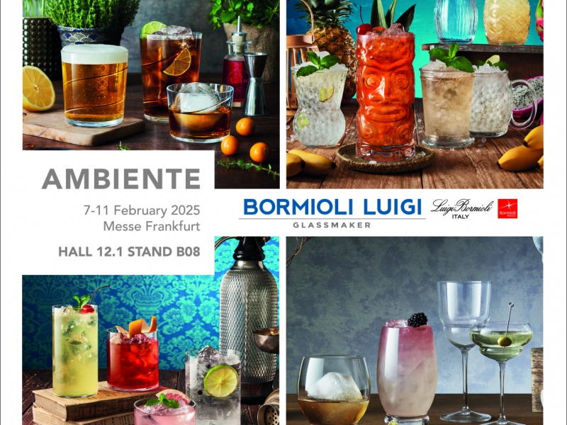 BORMIOLI LUIGI AT AMBIENTE 2025, THE MOST IMPORTANT INTERNATIONAL TRADE FAIR FOR CONSUMER GOODS