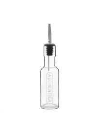 Authentica bottle with silicone/stainless steel (18/8) pourer